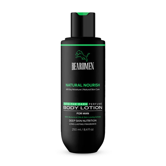 Beardmen Natural Nourish Body Lotion – Into The Dark Perfumed Fragrance(250 ml