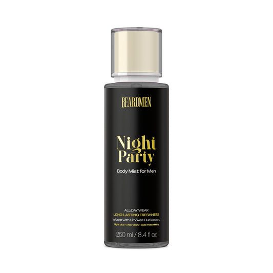 Beardmen Night Party Smoked Oud Body Mist – Bold & Sophisticated