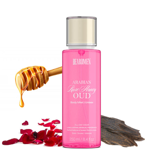 Beardmen Arabian Rose Honey Oud – Unisex Luxury Body Mist